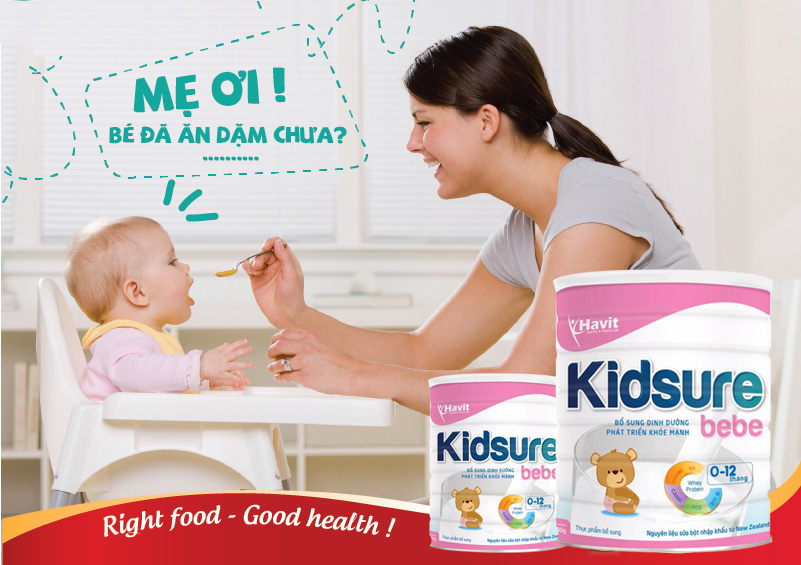Sữa Kidsure bebe dành cho trẻ sơ sinh